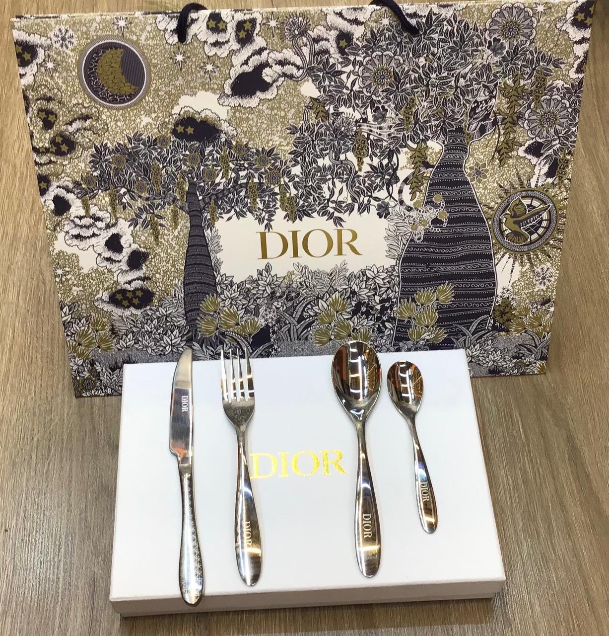 cutlery set for one person, Gold or Silver color. - Image 2 of 2